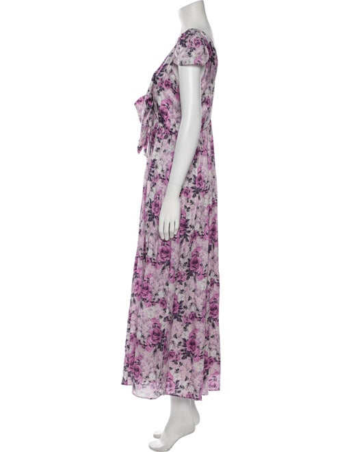 LoveShackFancy Floral Print Long Dress