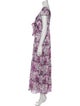 LoveShackFancy Floral Print Long Dress