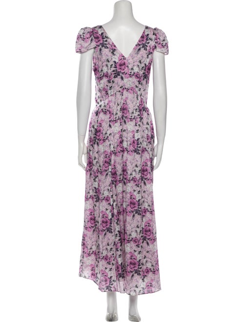 LoveShackFancy Floral Print Long Dress