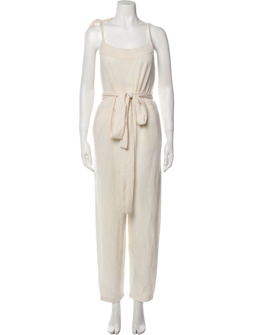 LoveShackFancy Square Neckline Jumpsuit