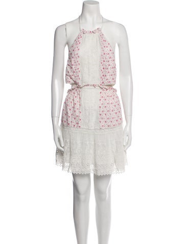 LoveShackFancy Dresses Lace Pattern Mini Dress S