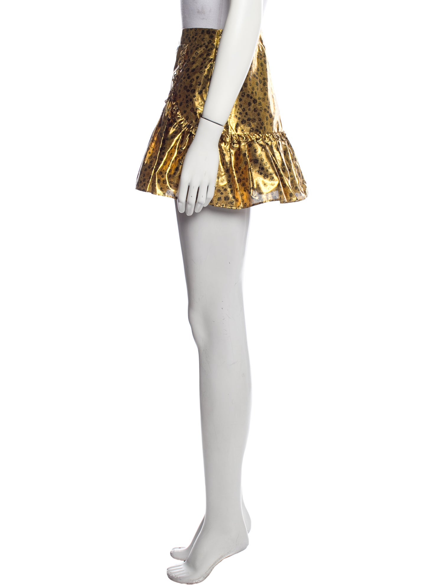 LoveShackFancy Printed Mini Skirt