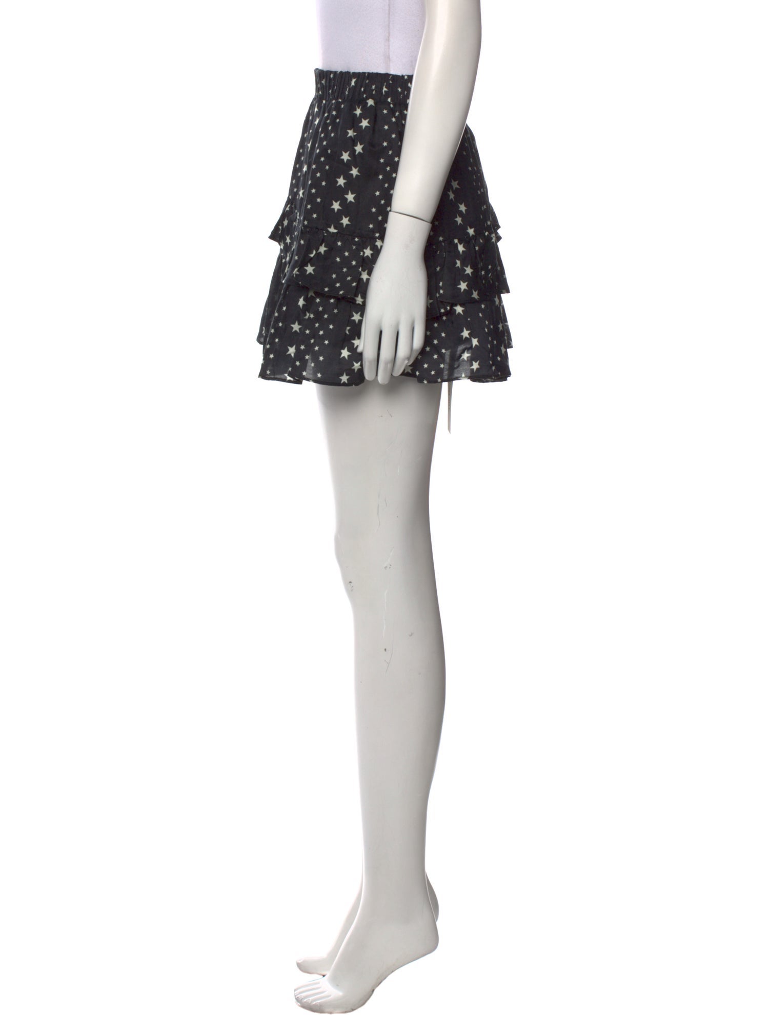 LoveShackFancy Printed Mini Skirt