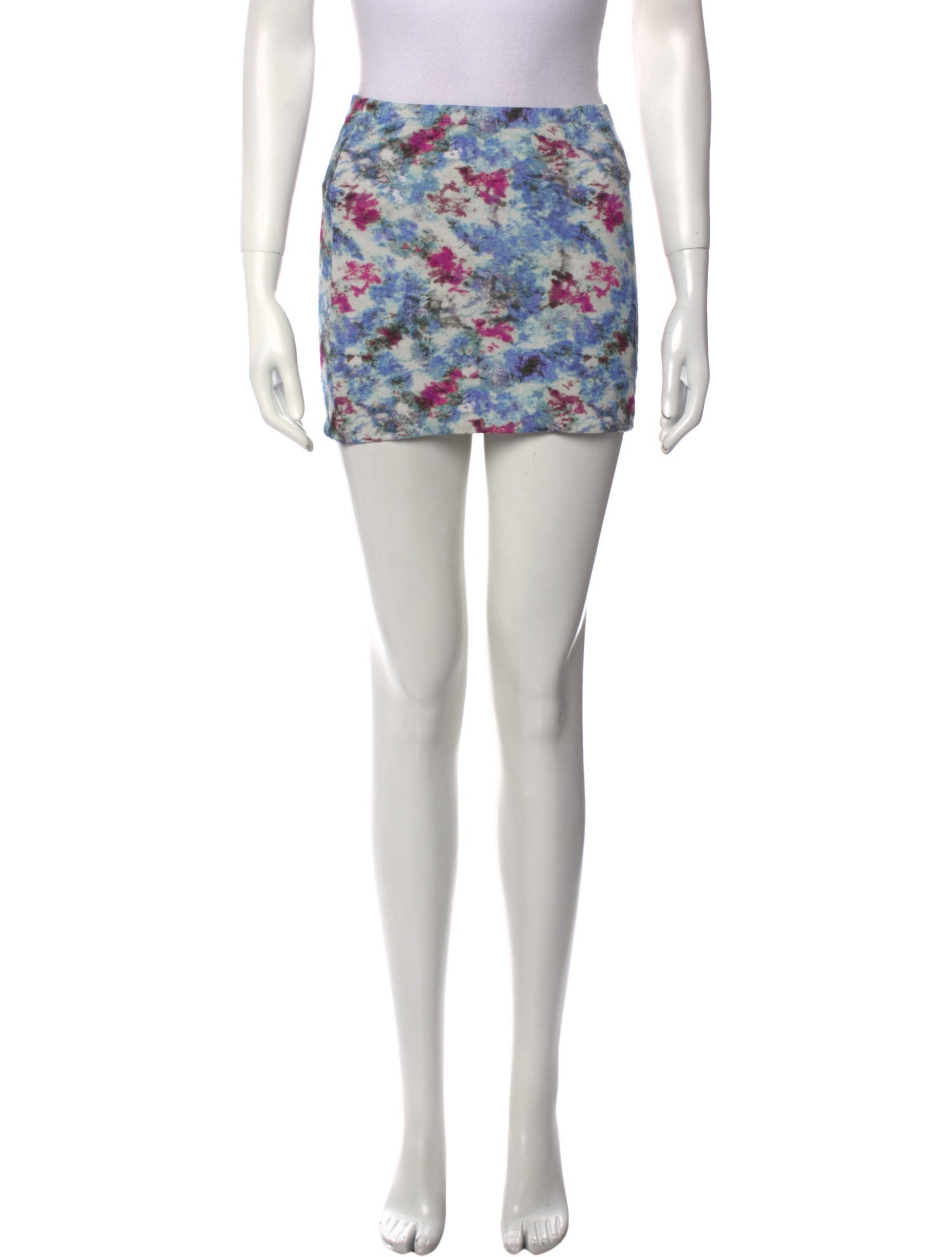LoveShackFancy Floral Print Mini Skirt