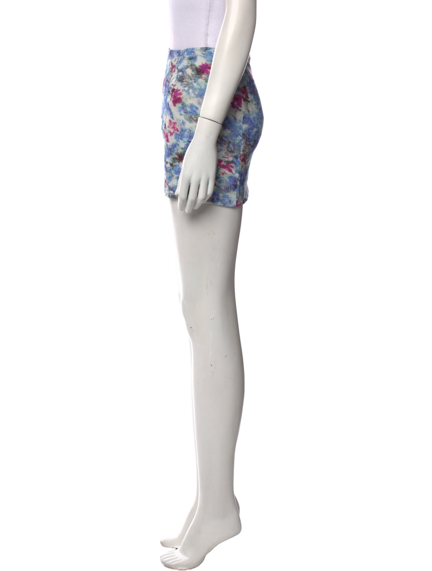 LoveShackFancy Floral Print Mini Skirt