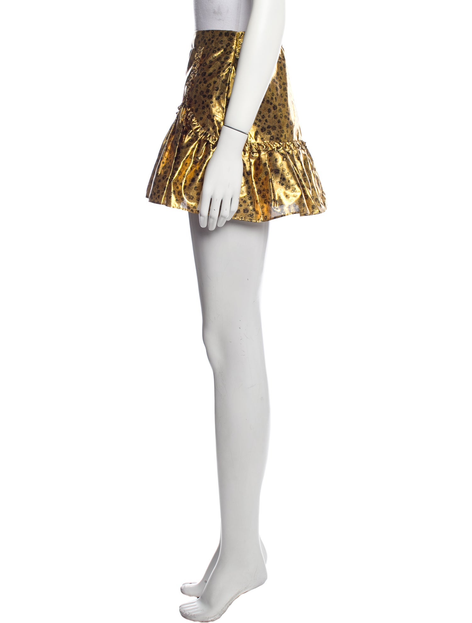 LoveShackFancy Printed Mini Skirt w/ Tags