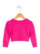 LoveShackFancy Girls' Solid Wool Knit Sweater