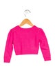 LoveShackFancy Girls' Solid Wool Knit Sweater