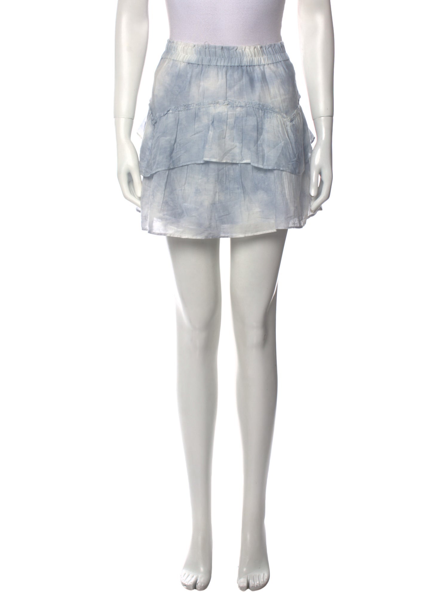 LoveShackFancy Tie-Dye Print Mini Skirt w/ Tags