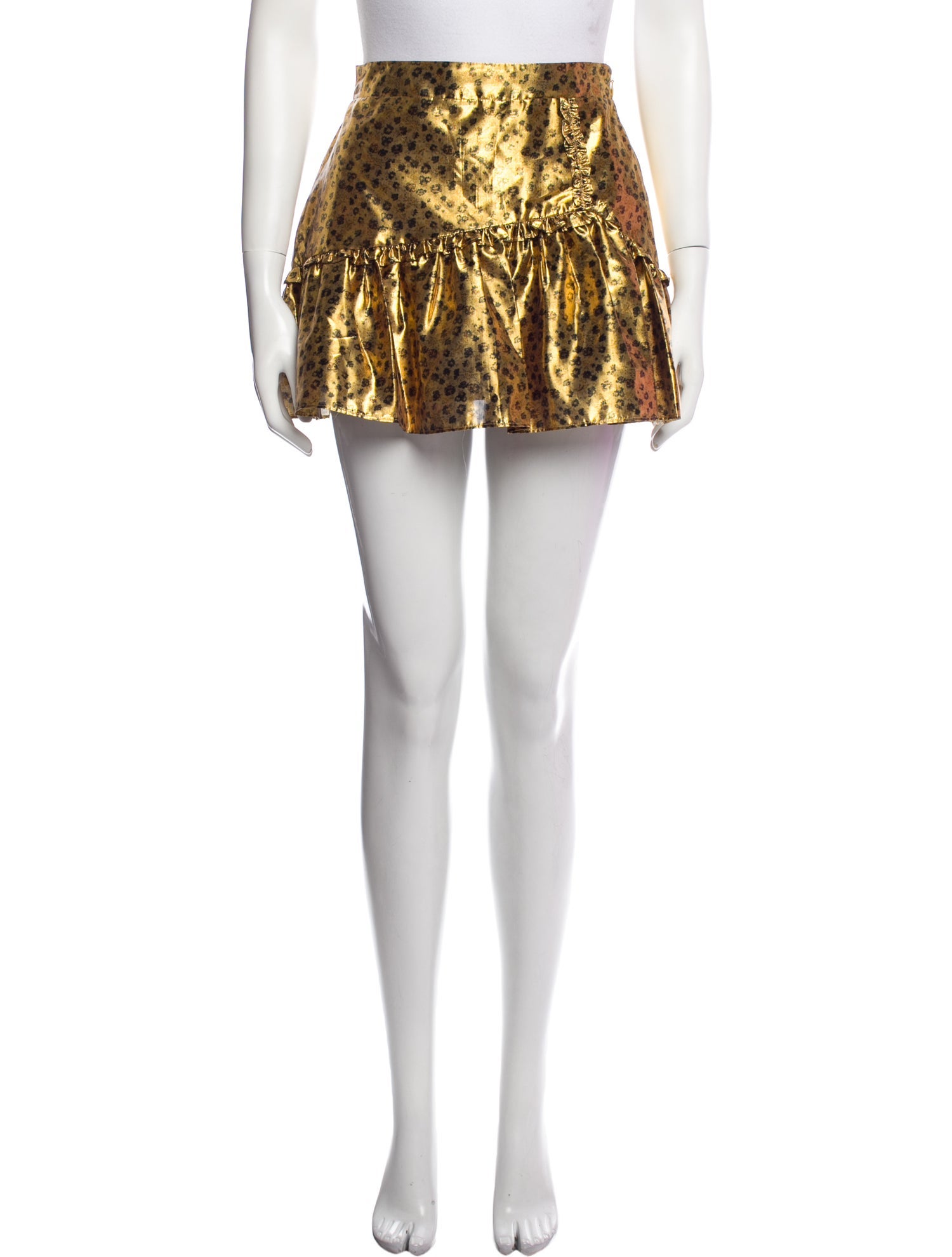 LoveShackFancy Printed Mini Skirt