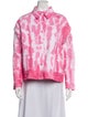 LoveShackFancy Tie-Dye Print Jacket