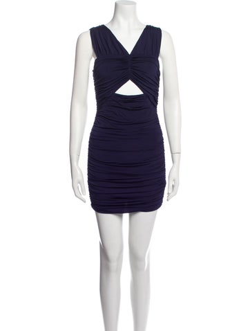 LoveShackFancy Dresses V-Neck Mini Dress Petite