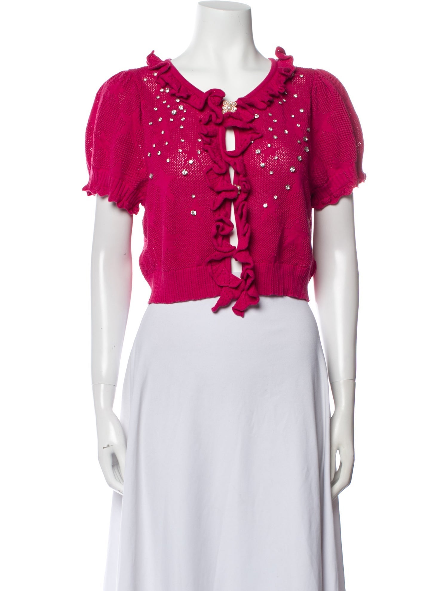 LoveShackFancy V-Neck Sweater