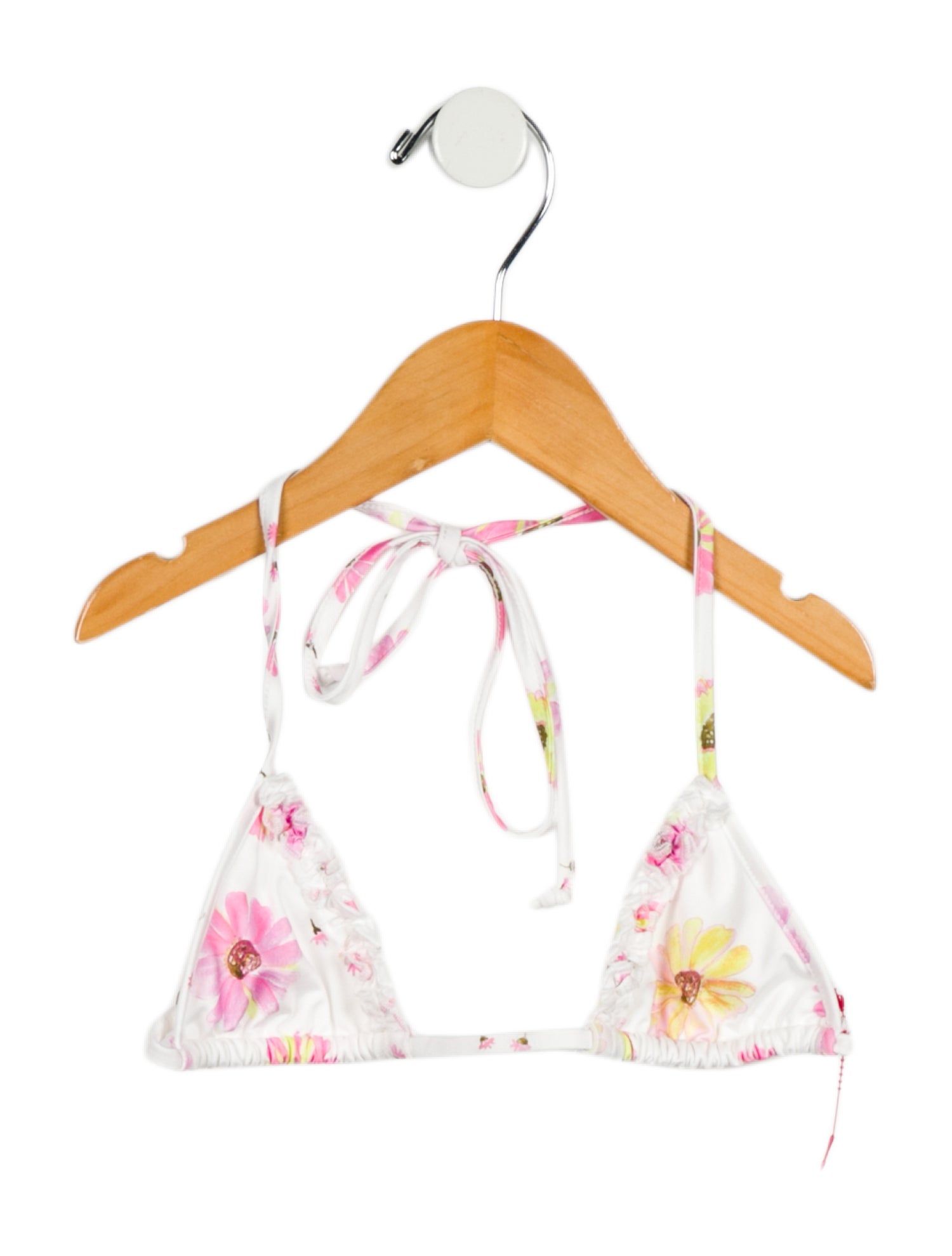LoveShackFancy Toddler Girls' Floral Printed Swimsuit Top