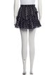 LoveShackFancy Polka Dot Print Mini Skirt