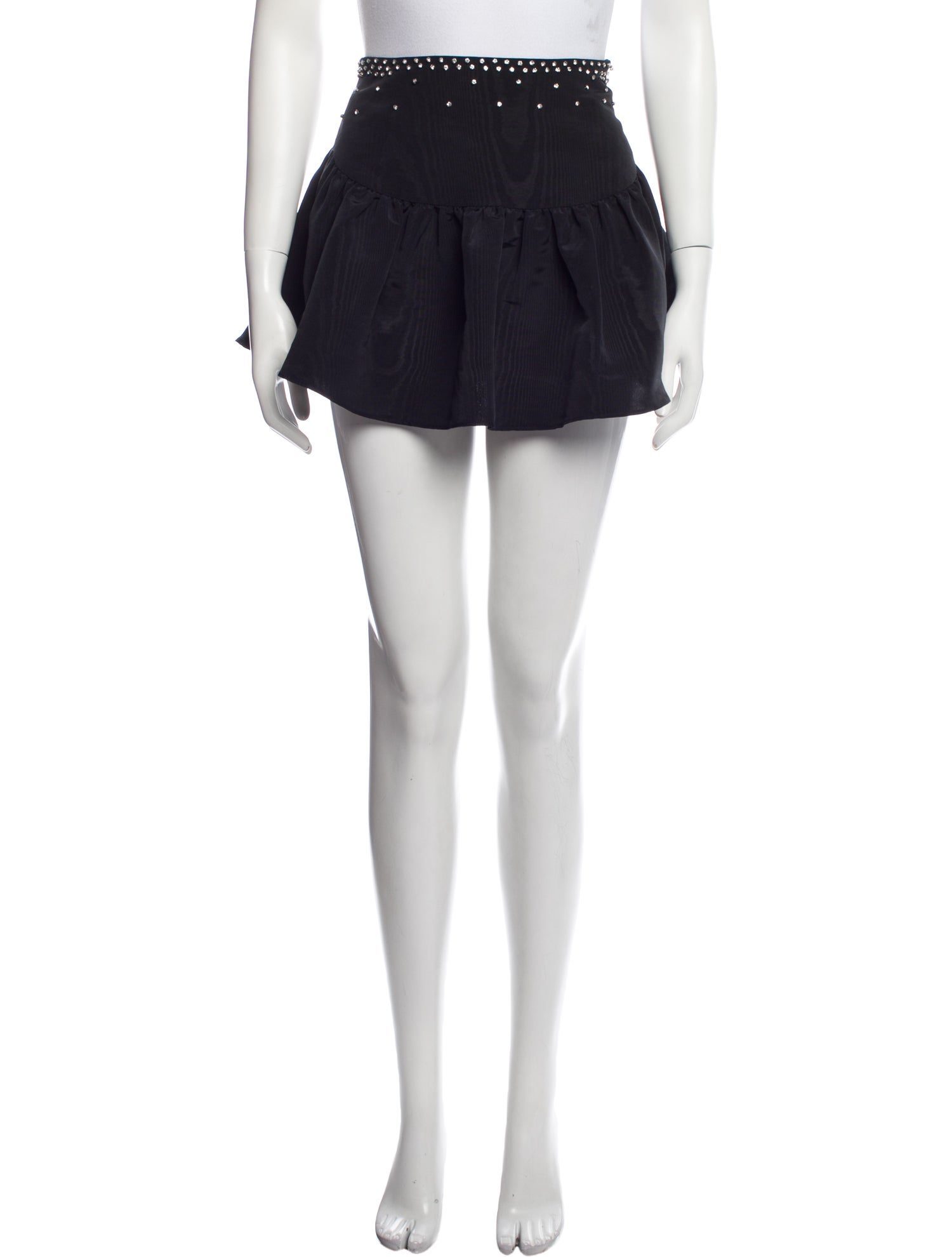 LoveShackFancy Crystal Embellishments Mini Skirt w/ Tags