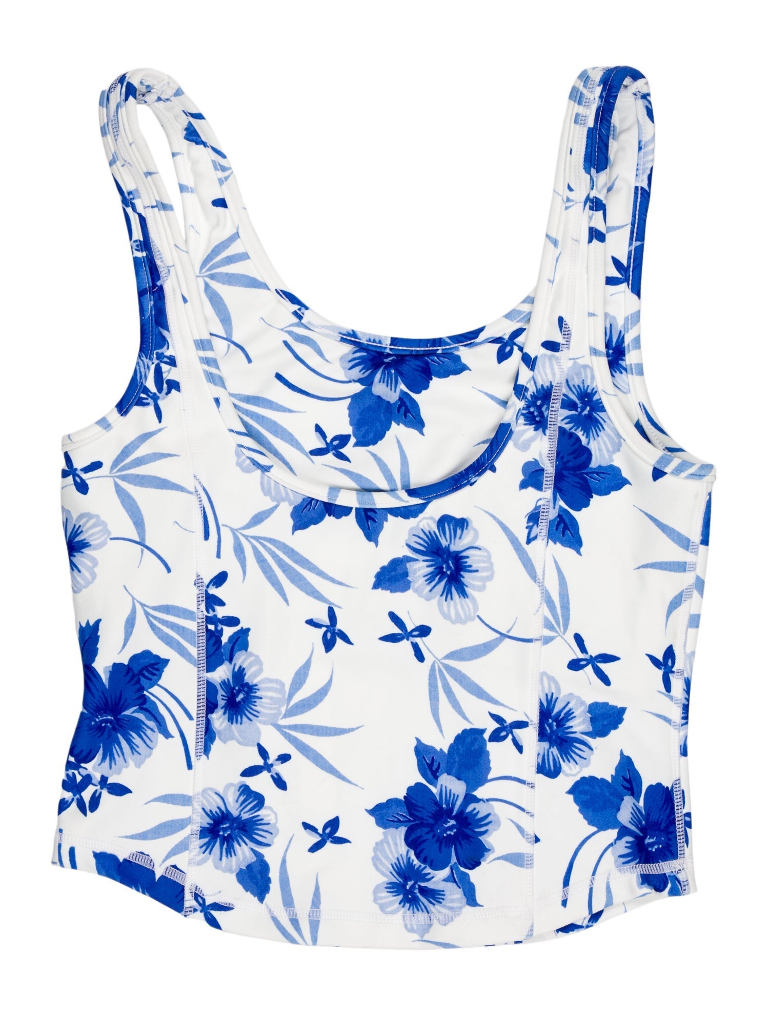 LoveShackFancy Floral Print Scoop Neck Blouse w/ Tags