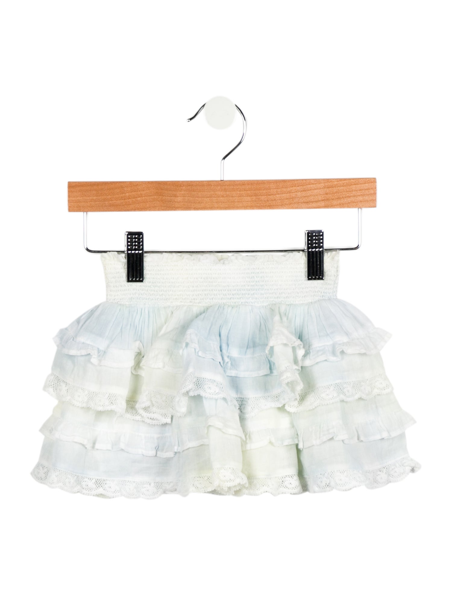 LoveShackFancy Girls' Ruffled Skirt w/ Tags