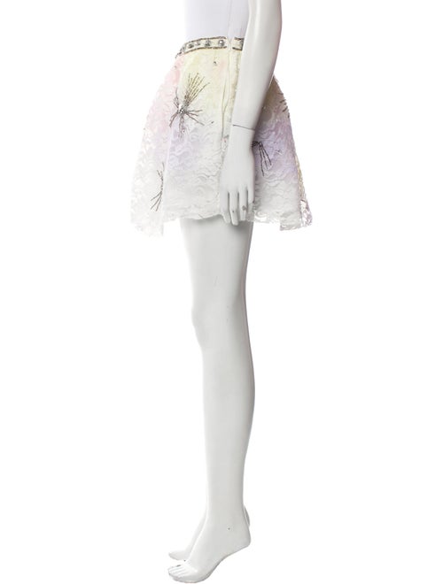 LoveShackFancy Lace Pattern Mini Skirt