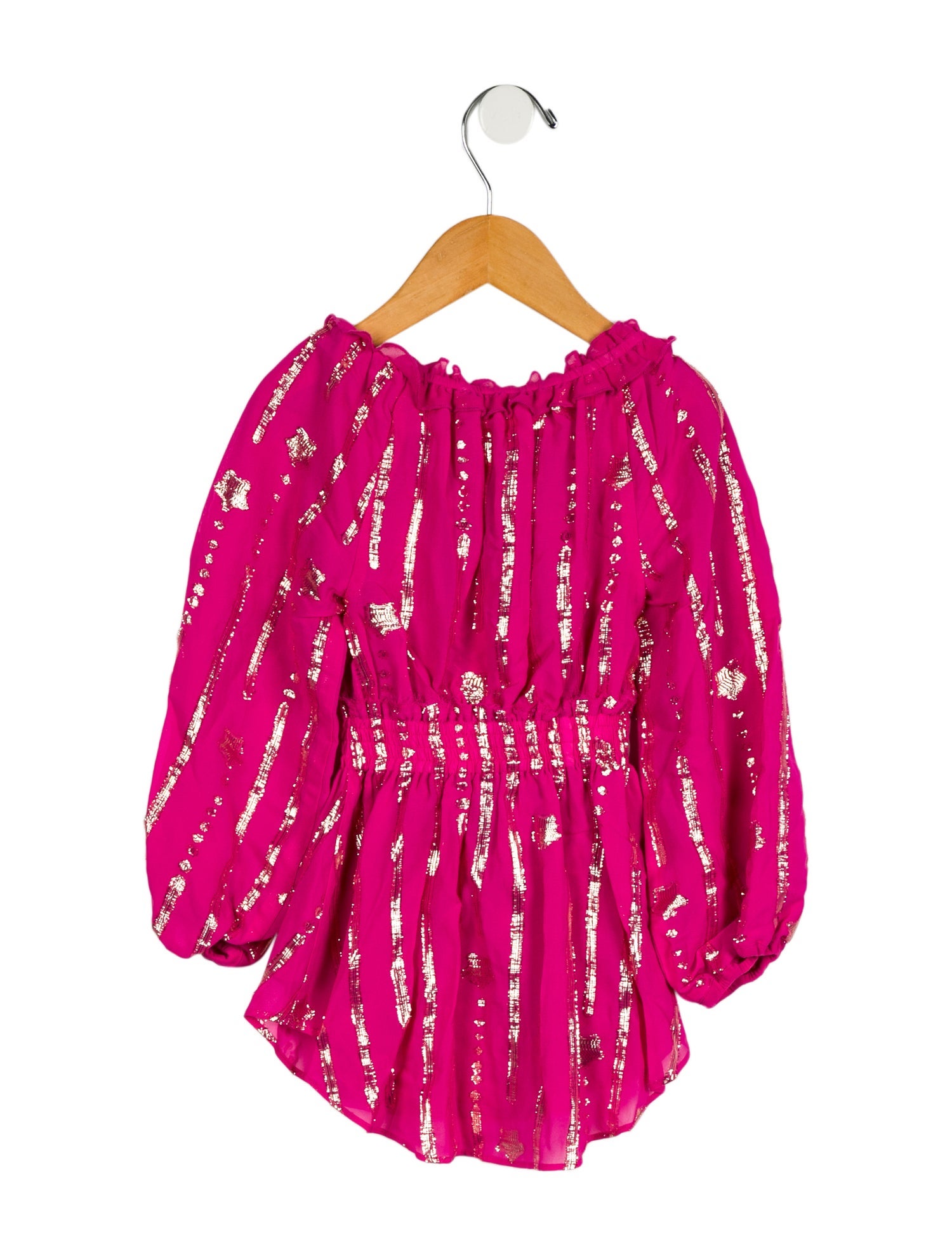 LoveShackFancy Girls' Long-sleeved Casual Dress