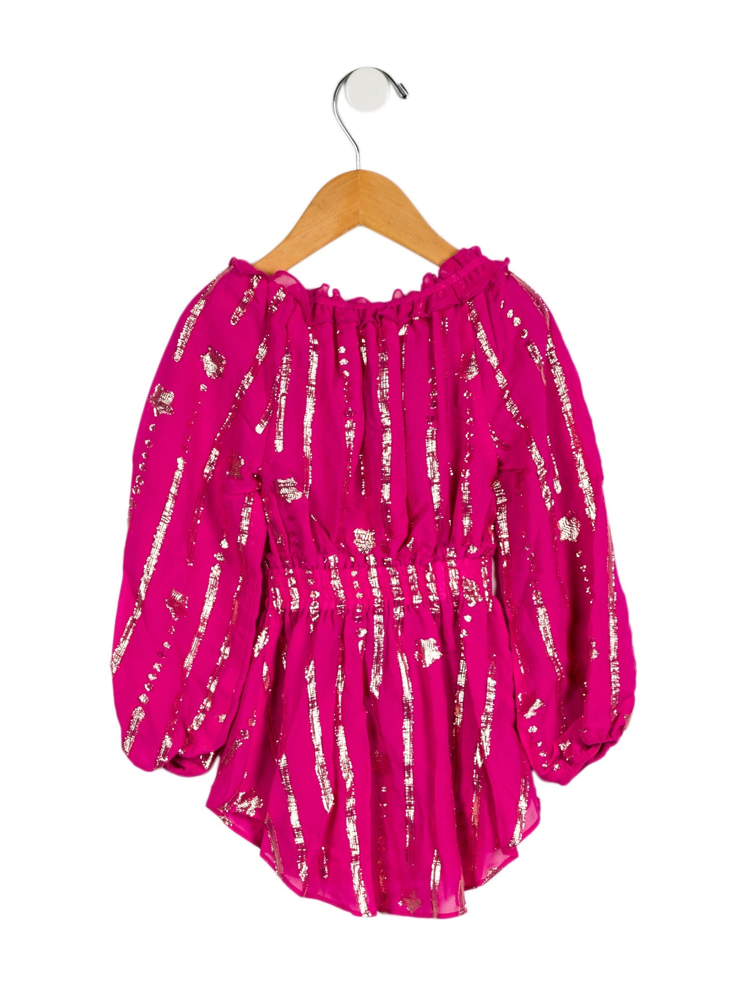 LoveShackFancy Girls' Long-sleeved Casual Dress