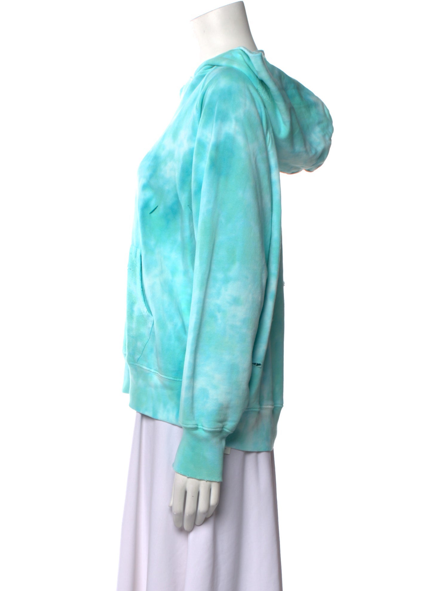 LoveShackFancy Tie-Dye Print V-Neck Sweatshirt w/ Tags