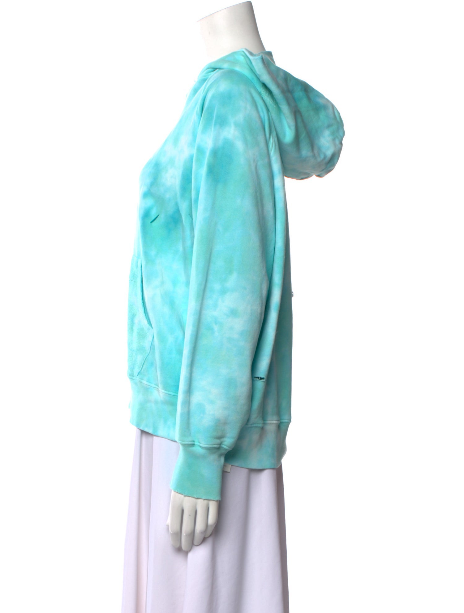 LoveShackFancy Tie-Dye Print V-Neck Sweatshirt w/ Tags