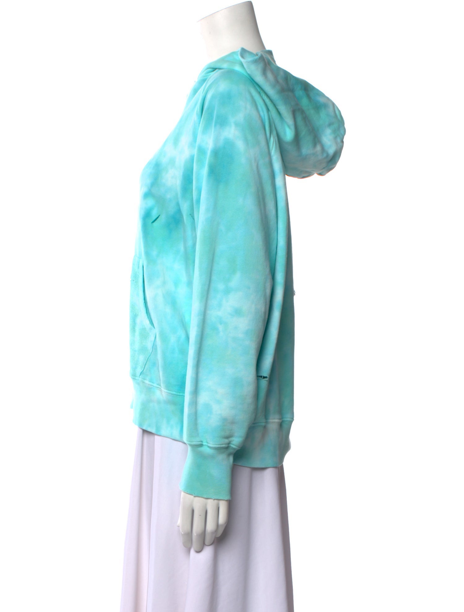 LoveShackFancy Tie-Dye Print V-Neck Sweatshirt w/ Tags