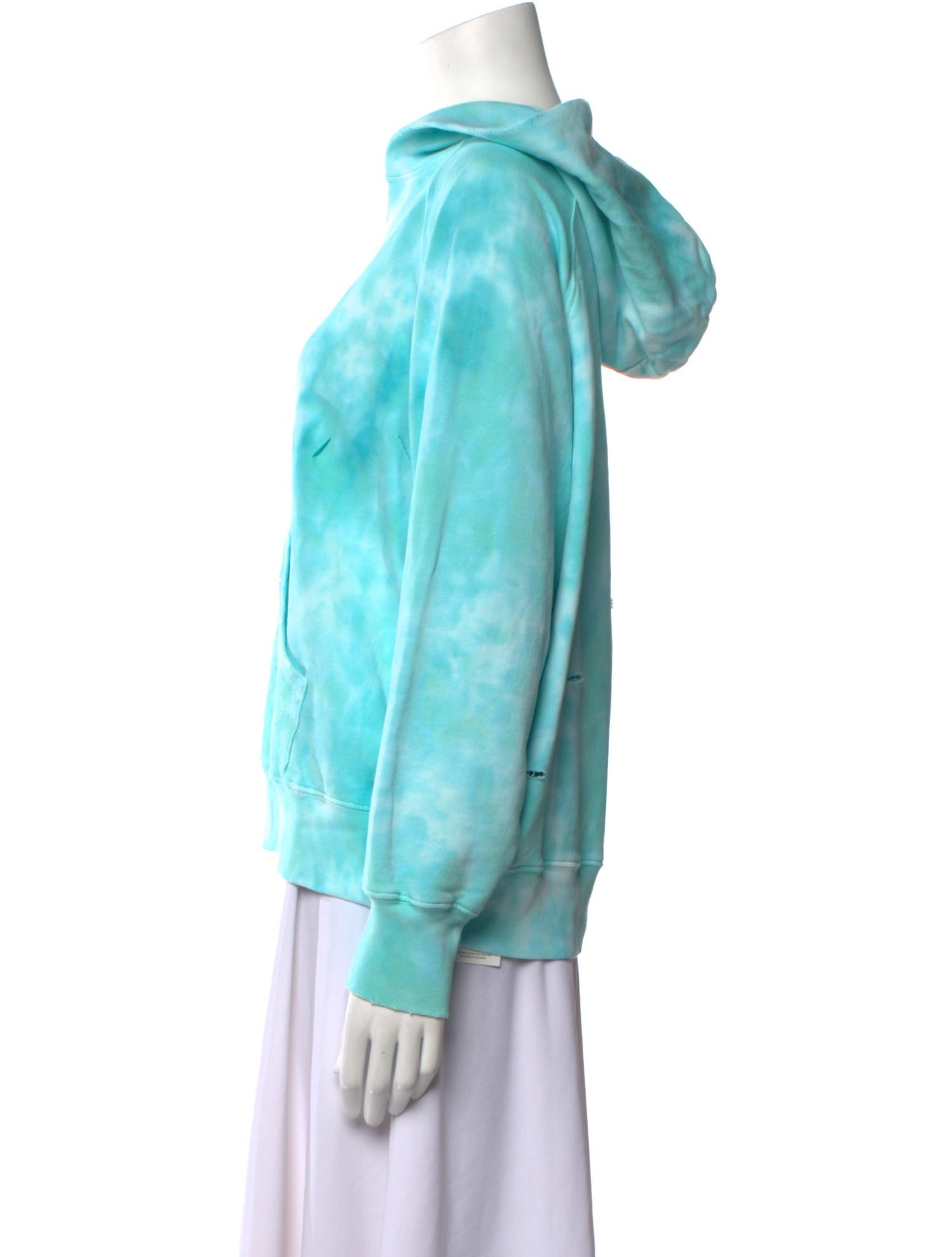 LoveShackFancy Tie-Dye Print V-Neck Sweatshirt w/ Tags