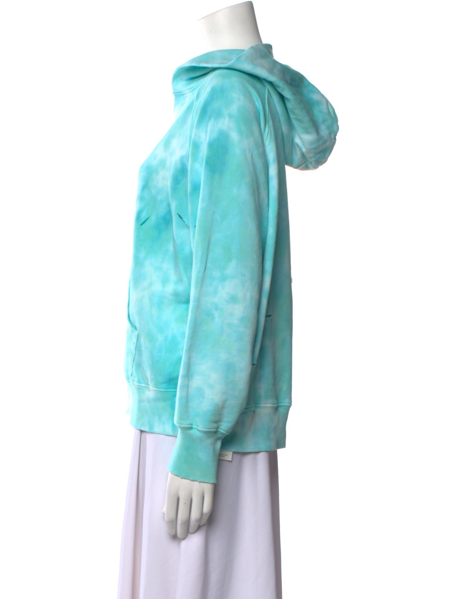 LoveShackFancy Tie-Dye Print V-Neck Sweatshirt w/ Tags