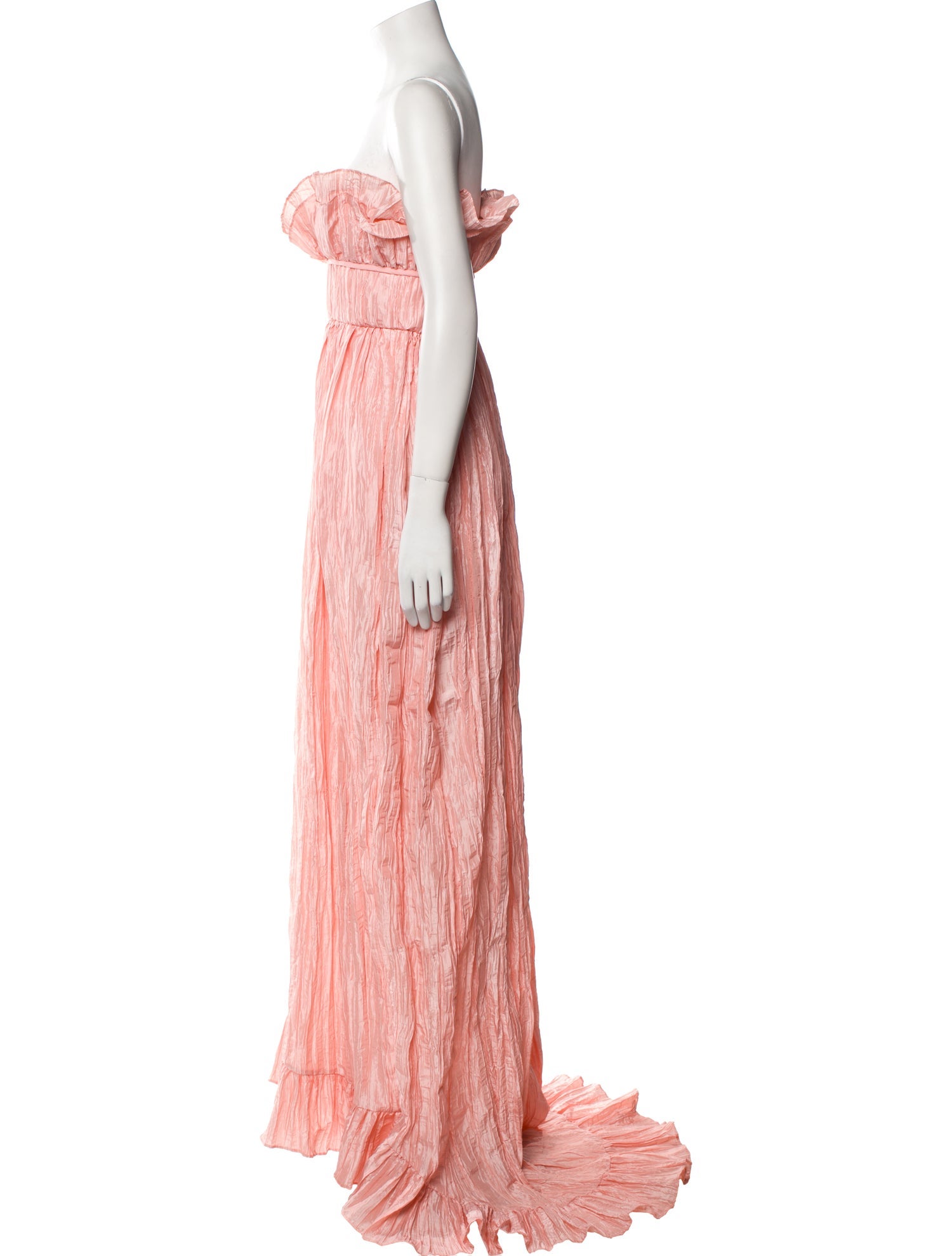 LoveShackFancy Strapless Long Dress