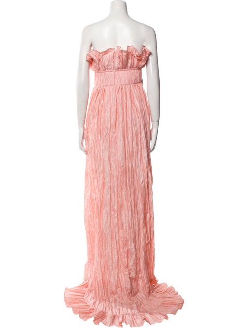 LoveShackFancy Strapless Long Dress