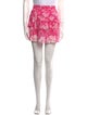 LoveShackFancy Floral Print Mini Skirt