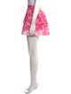 LoveShackFancy Floral Print Mini Skirt