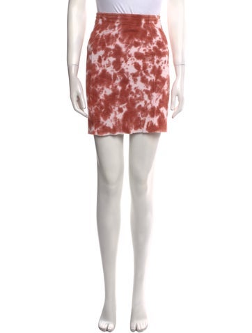 LoveShackFancy Skirts Animal Print Mini Skirt S