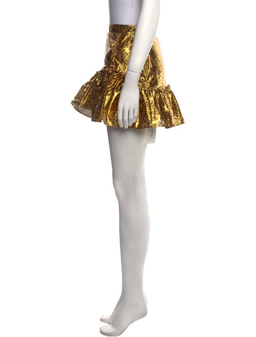 LoveShackFancy Printed Mini Skirt