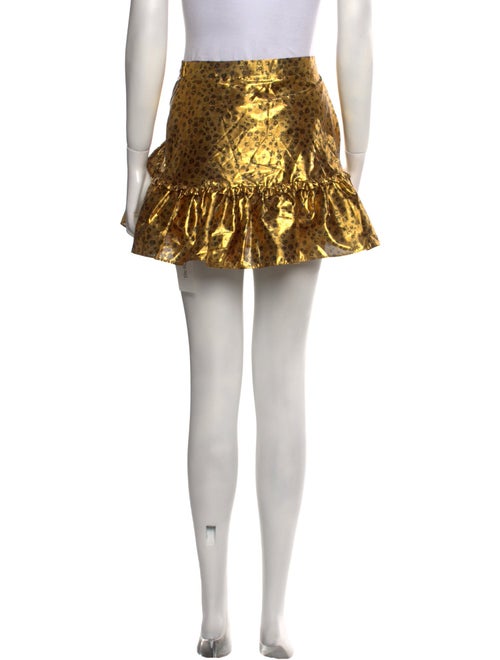 LoveShackFancy Printed Mini Skirt