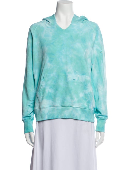 LoveShackFancy Tie-Dye Print Crew Neck Sweatshirt