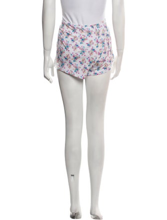 LoveShackFancy Floral Print Lace Trim Embellishment Pajamas