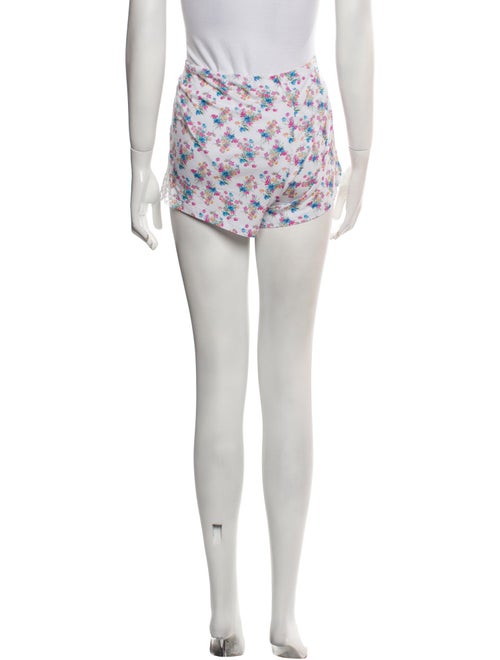 LoveShackFancy Floral Print Lace Trim Embellishment Pajamas