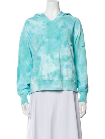 LoveShackFancy Tops Tie-Dye Print Crew Neck Sweatshirt One Size