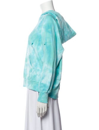 LoveShackFancy Tie-Dye Print Crew Neck Sweatshirt