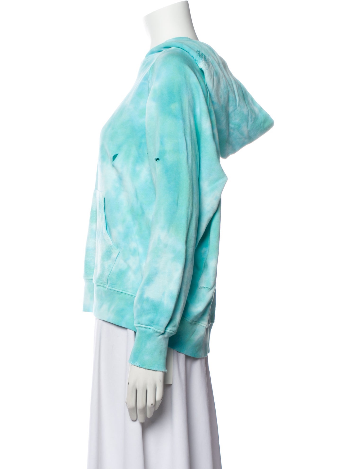 LoveShackFancy Tie-Dye Print Crew Neck Sweatshirt