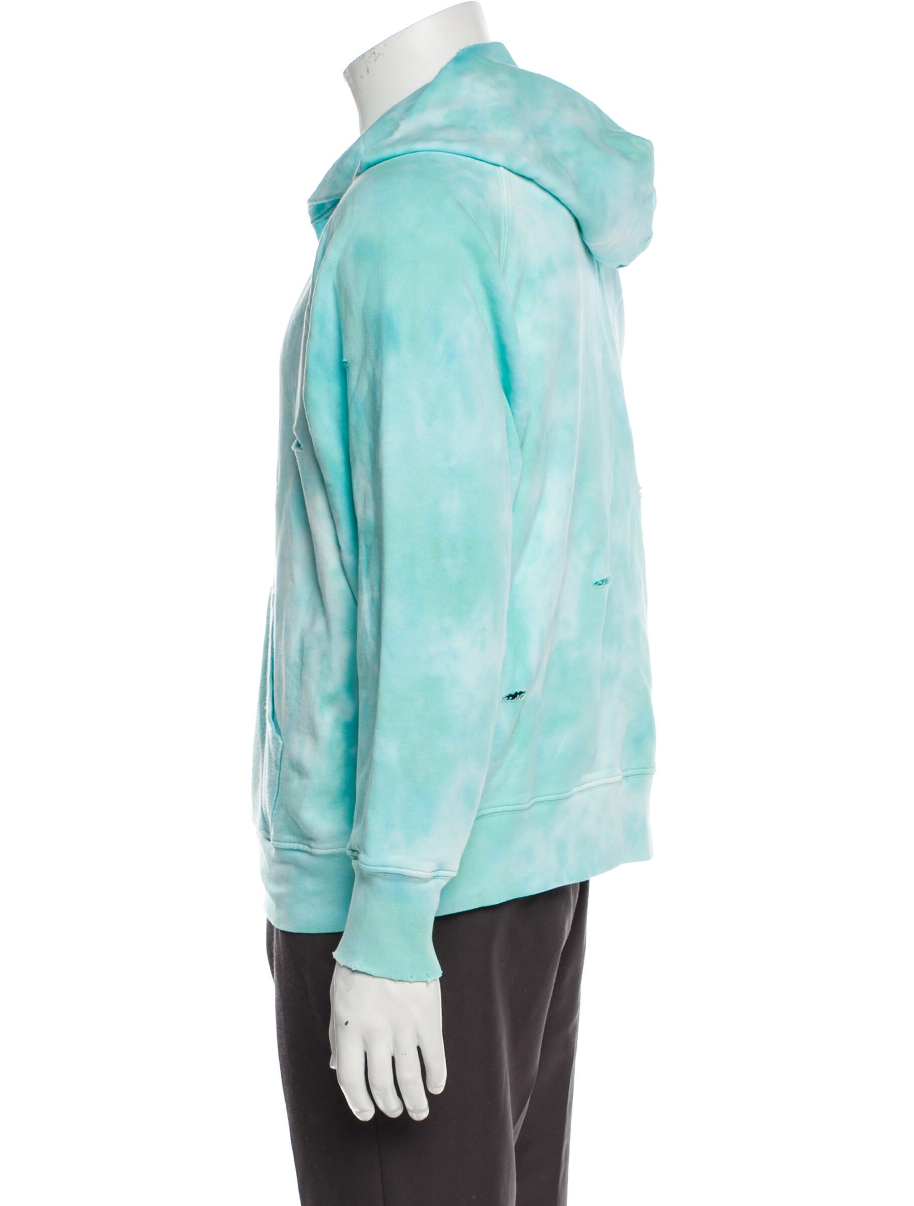 LoveShackFancy Tie-Dye Print V-Neck Sweatshirt w/ Tags