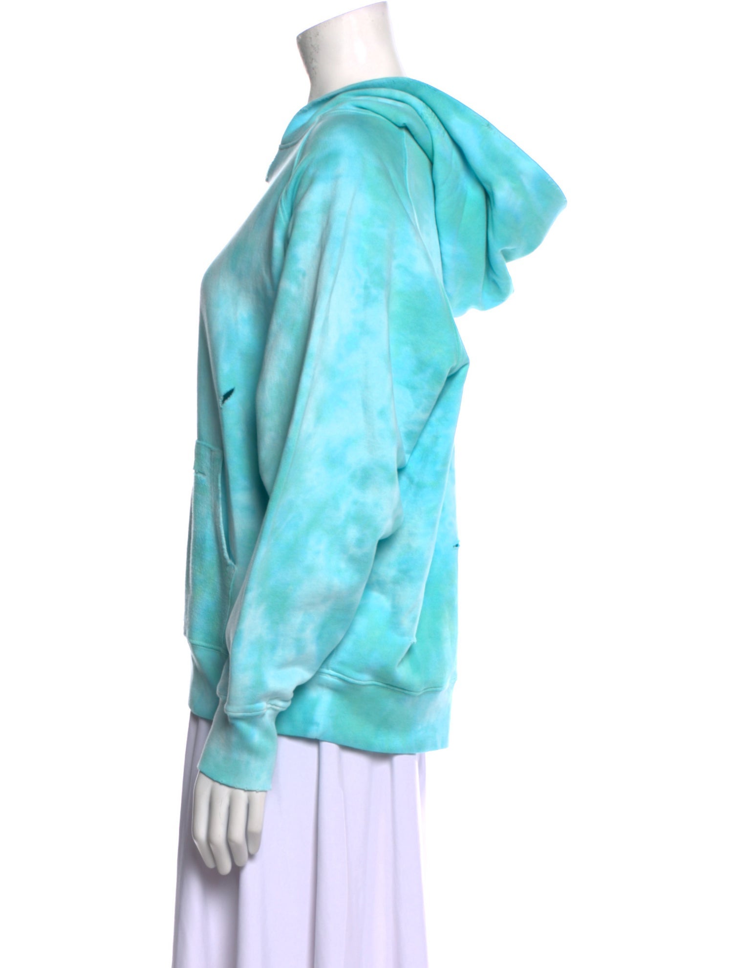 LoveShackFancy Tie-Dye Print Cowl Neck Sweatshirt w/ Tags