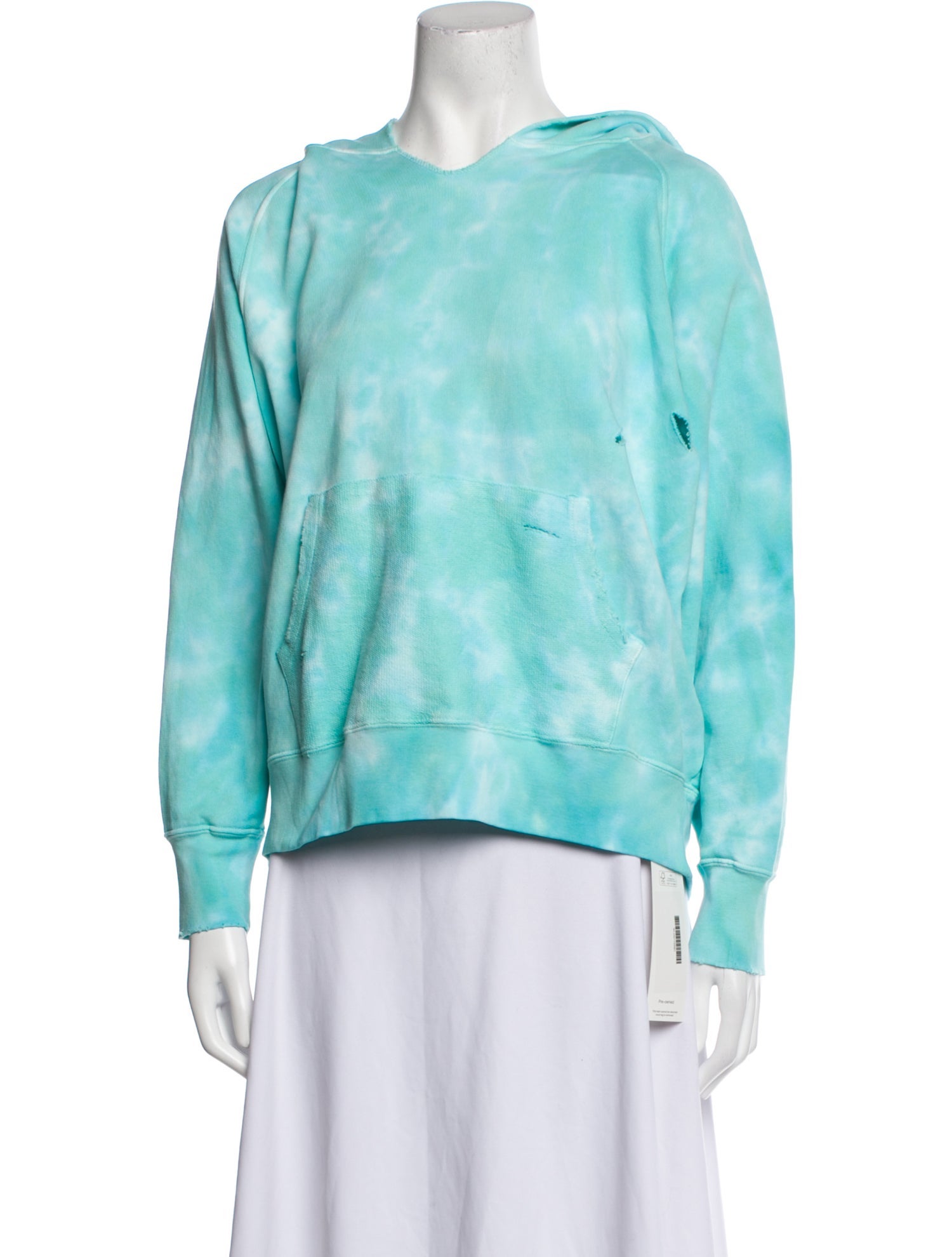 LoveShackFancy Tie-Dye Print Crew Neck Sweatshirt