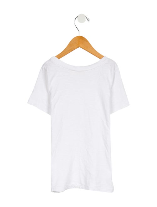 LoveShackFancy Toddler Girls' Solid Short Sleeve Top