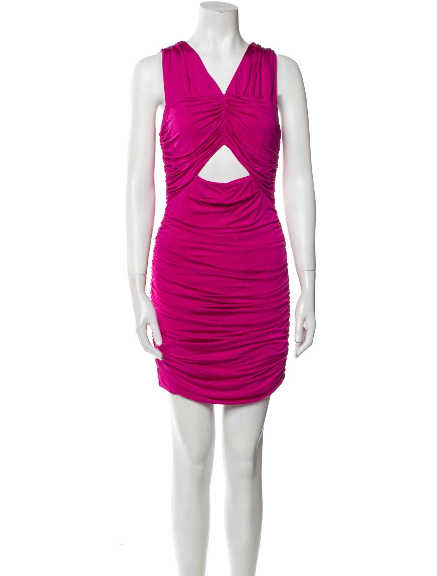 LoveShackFancy V-Neck Mini Dress