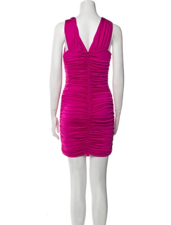 LoveShackFancy V-Neck Mini Dress