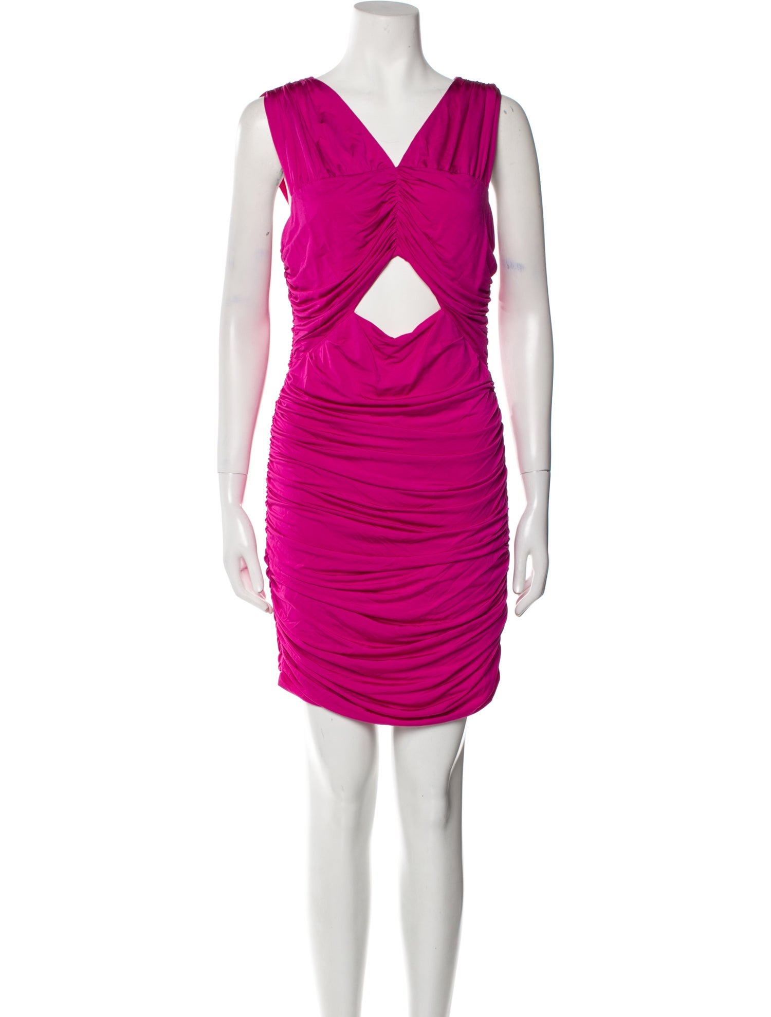 LoveShackFancy V-Neck Mini Dress